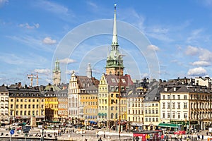 Aerial panorama of Stockholm, Sweden photo