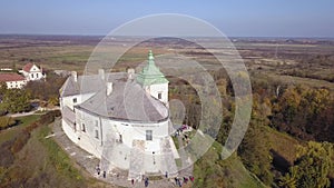 Aerial view of the Oleskiy Castle