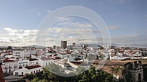 Aerial view of Olivenza Town, Spain photo