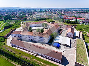 Aerial view of Oradea Fortress photo