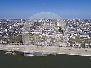 Aerial view of Orleans, Loiret photo