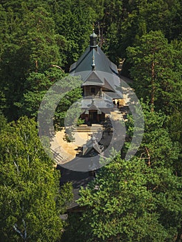 Aerial view of orthodoxy holly hill grabarka