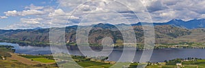 Aerial view of Osoyoos Wine Valley Panorama