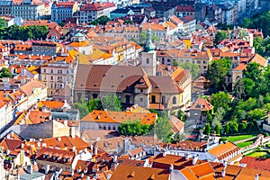 Aerial View of Our Lady of Victories, Prague