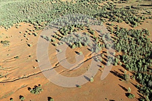 Aerial View. Outback