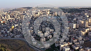 Aerial View over Anata Refugees Camp, Jerusalem