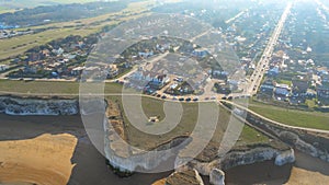 Aerial view over Botany Bay in Kent photo