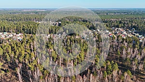 Aerial View Over the Town Saulkrasti and Zvejniekciems, Latvia