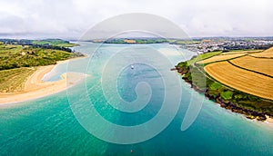 Aerial view of Padstow in Cornwall