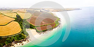 Aerial view of Padstow in Cornwall