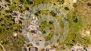 Aerial view of Palma District in Cabo Delgado, Mozambique photo