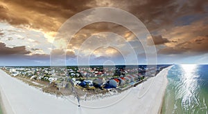 Aerial view of Panama City Beach - Florida, USA