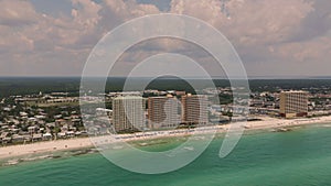 Aerial view of the Panama City Beach USA