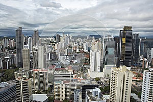 Aerial View from Panama City in Panama