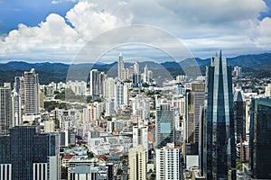 Aerial View from Panama City in Panama