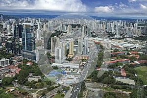 Aerial View from Panama City in Panama