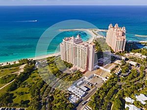 The Cove and Reef Tower at Atlantis at Paradise Island, Bahamas photo