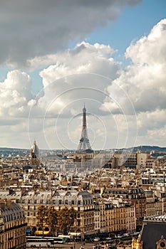 Aerial view of Paris