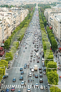 Aerial view of Paris