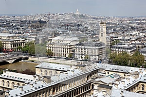 Aerial View on Paris, France