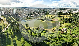 Vista aérea de la ciudad de Senora 