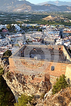 Aerial view of part of the castle of SalobreÃ±a