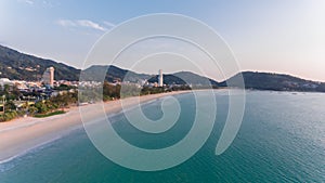 Aerial view of Patong Beach South of Thailand