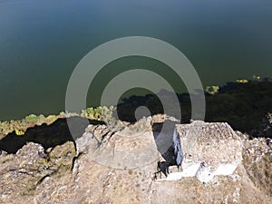 Aerial view of Pchelina Reservoir, Bulgaria photo