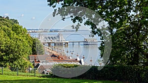 Aerial View of Penarth Pier, the Esplanade and Cardiff Docks 2