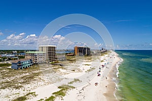 Aerial view of perdido key and Ono Island