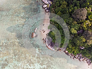 Aerial view of Perhentian Island, Malaysia.