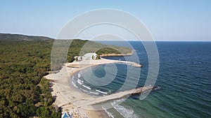 Aerial view of Perla beach, Burgas Region, Bulgaria