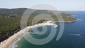 Aerial view of Perla beach, Burgas Region, Bulgaria