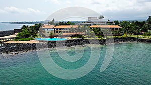 Aerial view from  Pestana Hotel at Sao Tome, Africa photo