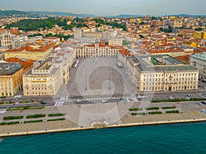 Aerial view of Piazza della Unit?\