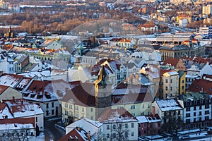 Aerial view of Pilsen