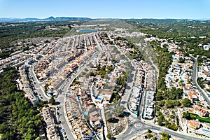 Aerial view of Pinar de Campoverde. Spain photo