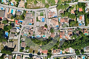 Aerial view Pinar de Campoverde townscape. Costa Blanca. Spain photo