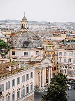 Aerial view from the Pincian Hill