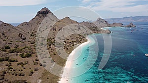 Pink beach in Labuan Bajo photo