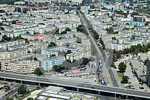 Aerial view at Pipera passage