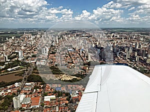 Aerial view of Piracicaba SP Brazil photo