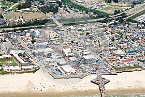 Aerial view of Pismo Beach, CA