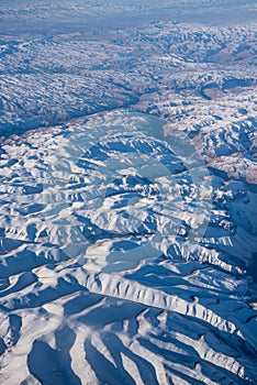 Aerial View from the Plane