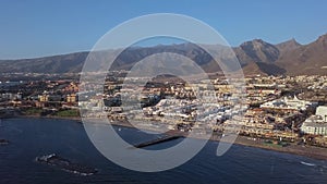 Aerial view of Playa de las Americas, Tenerife