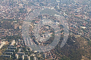 Aerial view of Plovdiv - Mladezhki Halm
