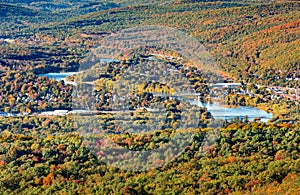 Aerial view of Port Jervis photo