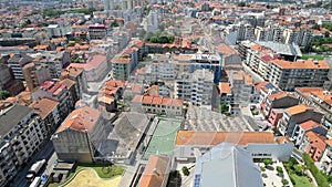 Aerial view of Porto city in Marques area