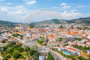 Aerial view of Portuguese town Portalegre