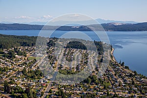 Aerial view of Powell River